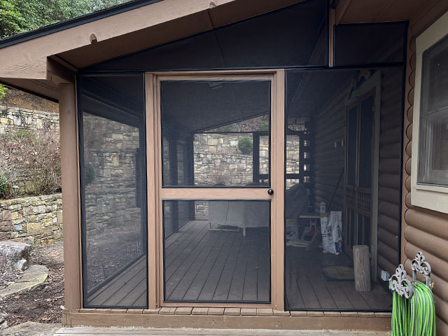 Mountain Deck and Exteriors Brevard North Carolina New Screened In Porch