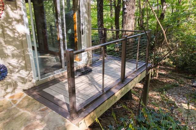 Mountain Deck and Exteriors Brevard North Carolina New Deck Finished Beautiful